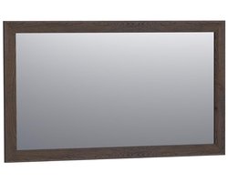 Brauer Citrine Spiegel - 120 cm - Rechthoekig - Lamellen - Eiken Zwart Frame