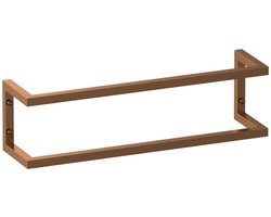 BRAUER Combi Handdoekrek - 60x15x15cm - horizontaal/verticaal - geborsteld koper