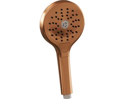 Brauer Copper Edition 3 standen handdouche rond - geborsteld koper PVD