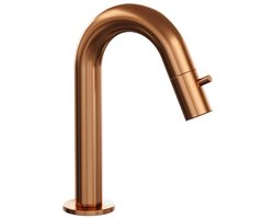 Brauer Copper Edition Fonteinkraan Gebogen Uitloop Koper Geborsteld