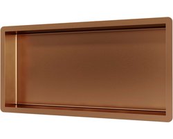 Brauer Copper Edition Inbouwnis - 60x30cm - PVD - geborsteld koper