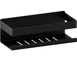 Brauer Doucherek 23 cm - Mat Zwart