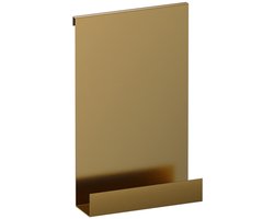 Brauer Doucherek Hangend - met Glasklem - Goud Geborsteld Pvd