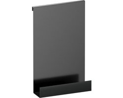 Brauer Doucherek Hangend - met Glasklem - Gunmetal Geborsteld Pvd