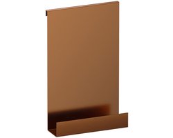 Brauer Doucherek Hangend - met Glasklem - Koper Geborsteld Pvd