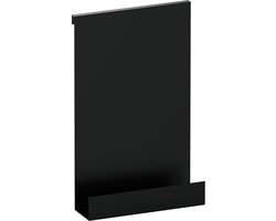 Brauer Doucherek Hangend - met Glasklem - Mat Zwart