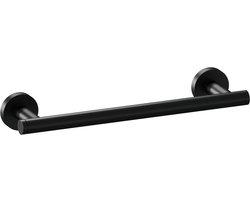 Brauer Handdoekrek 30 cm - Mat Zwart