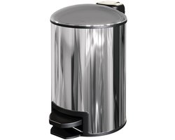 Brauer Pedaalemmer - 3 Liter - Chroom