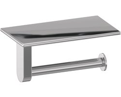 Brauer Toiletrolhouder Met Planchet - Chroom