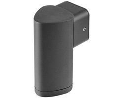 Braytron SIRIUS Muur Wandlamp LED Buitenlamp Aluminium Grijs 5W 3000K IP54