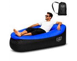 BRD® Opblaasbare Ligbank Kobalt Blauw - Outdoor Lounge - Camping