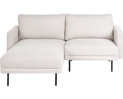 BREDA - Hoekbank - Lichtbeige - Rechtszijdig - Polyester