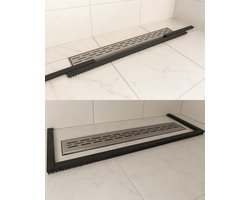 Brede Haarvanger - Anti Verstopping voor Brede Douchegoot - Drain Cleaner - Douchewisser - Afvoerstop - Doucheput zeef