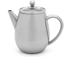 Bredemeijer - Dubbelwandige theepot Eva - 0,5 liter - Glanzend - Met filter
