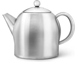 Bredemeijer - Dubbelwandige theepot Minuet Santhee - 1,4 liter - RVS - Mat