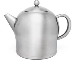 Bredemeijer - Dubbelwandige theepot Minuet Santhee - 2 liter - RVS - Mat