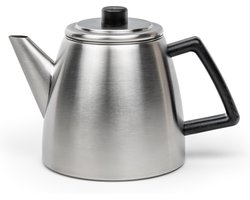 Bredemeijer - Dubbelwandige theepot Odense - 1,1 liter - Mat staal - Met filter