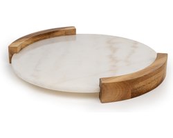 Bredemeijer - Serveerplank en dienblad Viggo marmer met hout