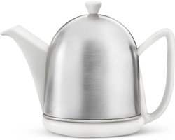Bredemeijer - Theepot Cosy Manto 1,0L wit, mat