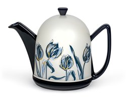 Bredemeijer - Theepot jubileum Cosy Manto 1,0L blauw/tulp - Limited Edition