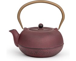 Bredemeijer - Theepot Sichuan 1 L gietijzer Plum rood