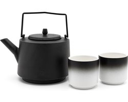 Bredemeijer - Theeset Hubei 1,2L zwart met 2 mokken