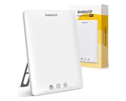 BrellaVio Daglichtlamp PRO - 12.000 Lux - Wit - Incl. Opberghoes - UV-vrije LED Lamp - Daglicht Lampen - Bureaulamp - Lichttherapie Lamp