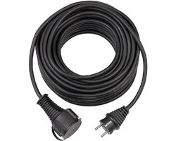Brennenstuhl Bremaxx verlengkabel (25 m kabel, voor kortstondig gebruik buitenshuis IP44) 25 M zwart