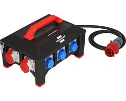 Brennenstuhl BSV 5-32A, Basis, Universeel, Kunststof, Rubber, Zwart, Zwart, 9 AC-uitgang(en)