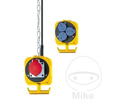 Brennenstuhl CEE stroomverdeler IP44 / Verdeelblok voor binnen en buiten met 5m H07RN-F 5G1,5 kabel (3 x contactdozen, 1x CEE contactdoos, Made in Germany)