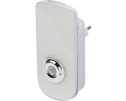 Brennenstuhl Nachtlamp / stopcontact lampje met bewegingssensor en SMD LED's (schakelt automatisch in bij stroomuitval, 50 + 40 lm, inclusief afneembare zaklamp, 3000K)
