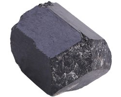BRENZOOS - Black Crystal Toermalijn - Helende Steen - Natuurlijke Decoratie - Unieke Vorm - Spirituele Energie - Ideaal voor Meditatie - 10 x 6 x 3 cm
