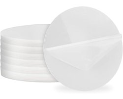 Brenzoos - Set van 30 transparante acrylcirkels van 10 cm met een dikte van 18 mm - Ideaal voor fotolijsten, schilderen en DIY ambachten