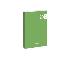 Brepols agenda 2026-2027 - Student VENETO FLEXI - Schoolagenda - 1 week op 2 pagina's - Soepele omslag - Weekoverzicht - Groen - 9 x 16 cm