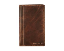 Brepols agenda 2027 - INTERPLAN [0.736] - MAVERICK THE ORIGINAL + ABC - Zakagenda - 1 week op 2 pagina's - Weekoverzicht - Gespiraleerd - Bruin - 9 x 16 cm