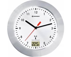 Bresser Badkamerklok- MyTime Bath - Wit - Met Temperatuurweergave