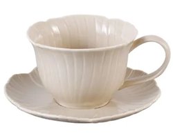 Bricard Florange Espressoset - 12-delig - Taupe - 125ml - Porselein - Kleine Koffiekopjes