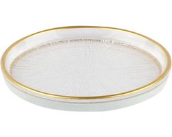 BRICARD REXY BORDEN SET | 12 CM TRANSPARANT-GOUD 6-DELIG