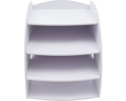 Briefopslag Organisator 4 Lagen A4 Papierhouder Document Houder Voor Thuis Kantoor School Bureau Organizer