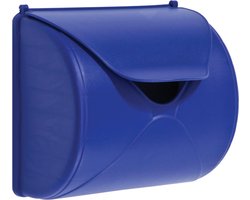 Brievenbus blauw
