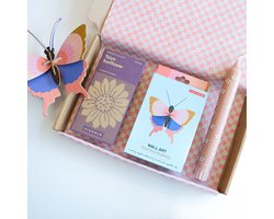 Brievenbus Cadeau Vlinder - Brievenbus Cadeau Verjaardag Vrouw - Studio Roof Butterfly Zonnebloem Zaden - Brievenbus Cadeau Bedankt - Brievenbuskado Brievenbuspakket - Relatiegeschenken Bedankt - Brievenbus Cadeau Verjaardag - Brievenbuscadeau