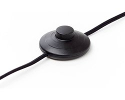 Brilliant Anice booglamp 1,93m mat zwart/messing geborsteld, metaal/textiel, 1x LED, E27, 10 W