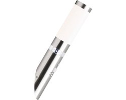 Brilliant BOLE - Buiten wandlamp met bewegingssensor - Chroom;Wit