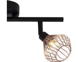 Brilliant DALMA - Plafondlamp - Koper;Zwart