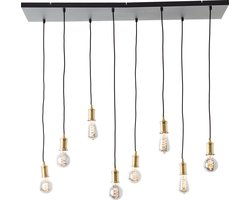 Brilliant Darcia - Hanglamp - E27 max 8x60W - Zwart