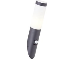 Brilliant Dody - Buitenlamp - Sensor - IP44 - E27 max 1x40W - Zwart