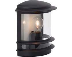 Brilliant HOLLYWOOD - Buiten wandlamp - Transparant;Zwart