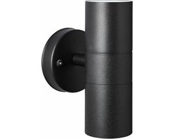 Brilliant Jandy - Buitenlamp- Up & Down- GU10 max 2x18W - IP44 - Zwart