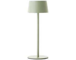 Brilliant Jona - Buiten tafellamp - LED 2W - Ø 9 cm - 170 lm - 3000K - 3-steps dimbaar - USB Oplaadbaar - IP44 - Groen