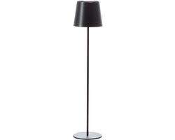 Brilliant Kaami - Buiten Vloerlamp - LED 4W - Ø 18 cm - 350 lm - 3000K - 3-steps Dimbaar - USB oplaadbaar - Geheugenfunctie - IP44 - Zwart